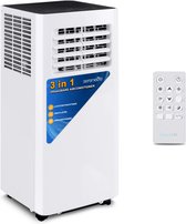 Bol.com SereneLife Mobiele Airco 10.000 BTU Wifi Geactiveerde Airconditioner met Ontvochtigings Ruimtes tot 28 m2 aanbieding
