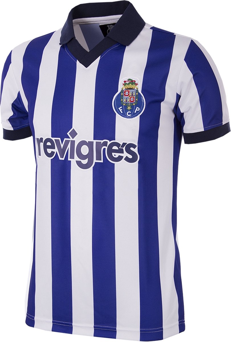 COPA - FC Porto 2002 Retro Voetbalshirt - Heren - Wit - Blauw - L