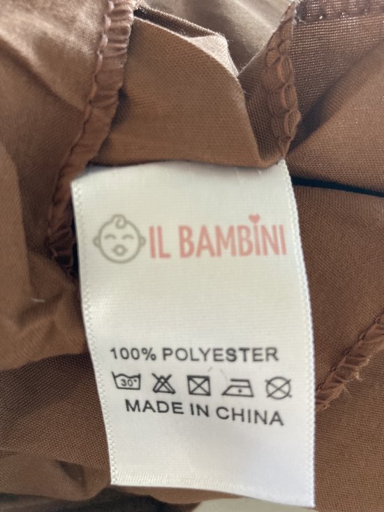 IL BAMBINI - Grote Baby Klamboe voor Babykamer - Babybedje - Bruin - Polyester — afbeelding 3