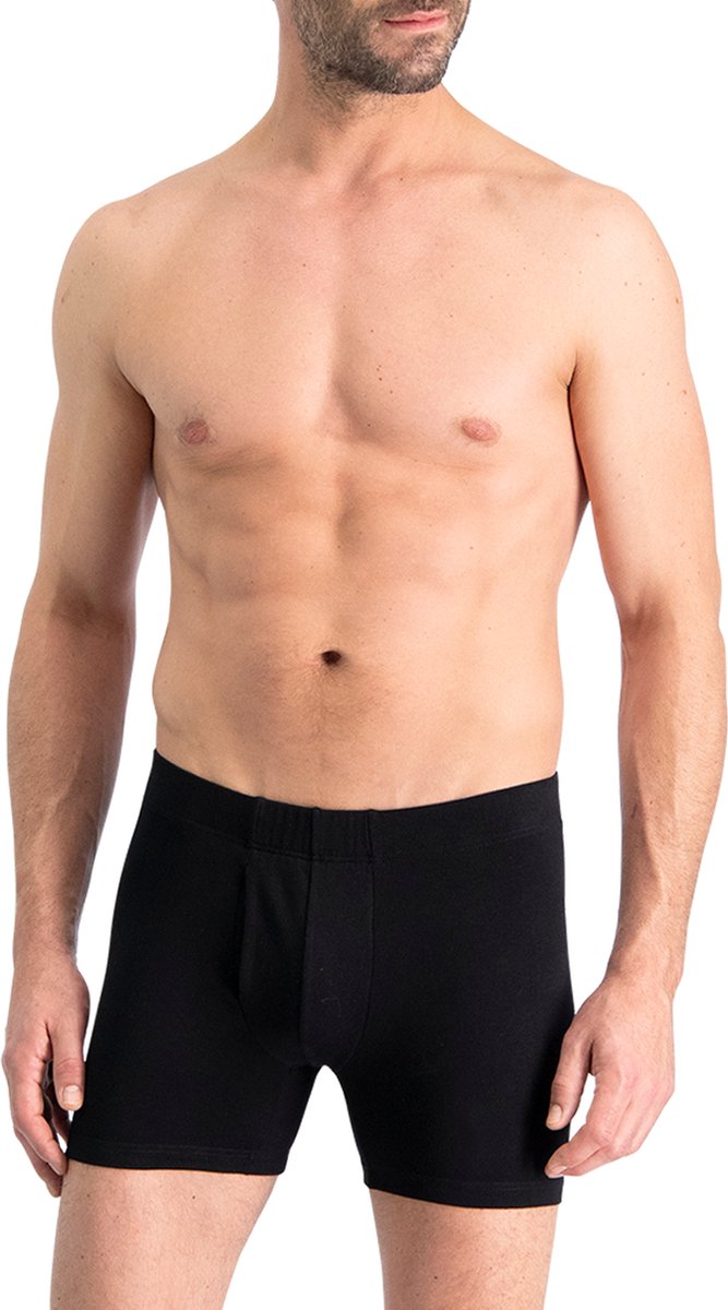 Noshirt Boxer Slim Fit - Cotton - Heren Ondergoed - Zwart - Maat XXL