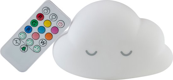 Nattou Nachtlamp voor baby's - Wolk - 13 cm - Wit van Nattou — afbeelding 5
