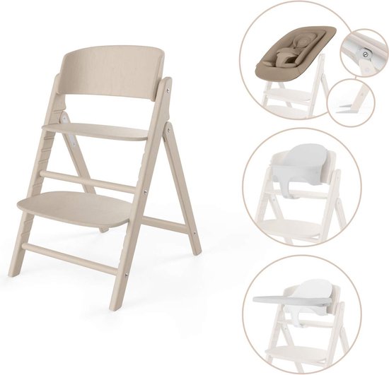 Cybex Click & Fold 4 In 1 - Kinderstoel - All Natural - Light Natural