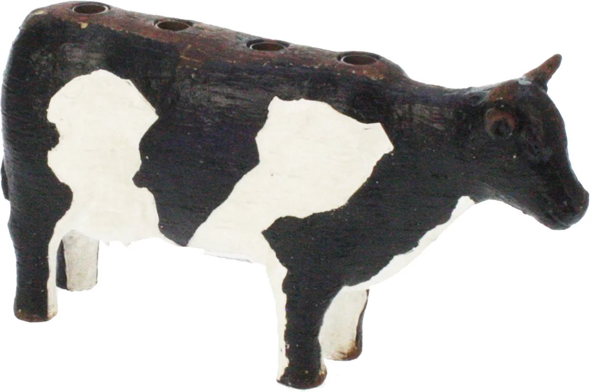 Kandelaar Koe, 22x5x13 cm