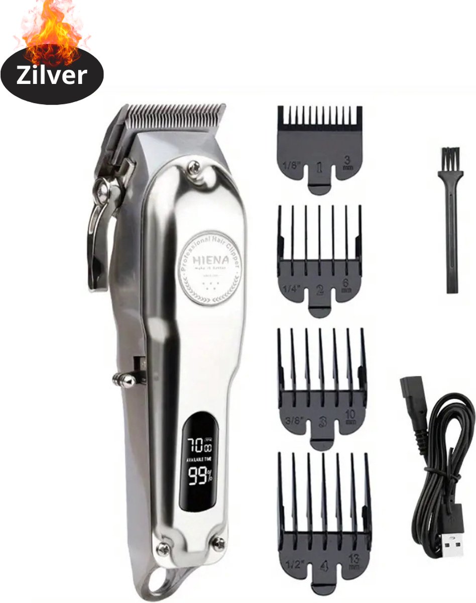 Livano Tondeuse - Bodygroomer Mannen - Scheerapparaat - Baardtrimmer - Zilver