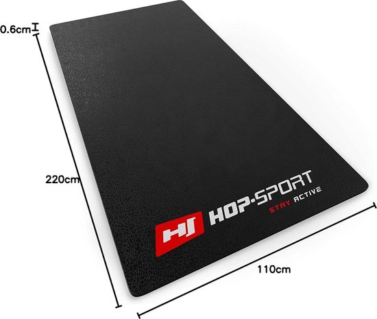 Tunturi Vloerbeschermingsmat voor fitnessapparaten, 200 cm, beschermmat