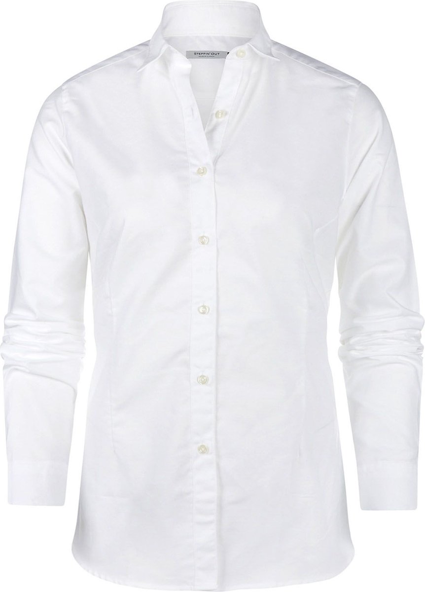 Steppin' Out Blouse Lauren Oxford Dames Lichtblauw - Maat XS - Heren