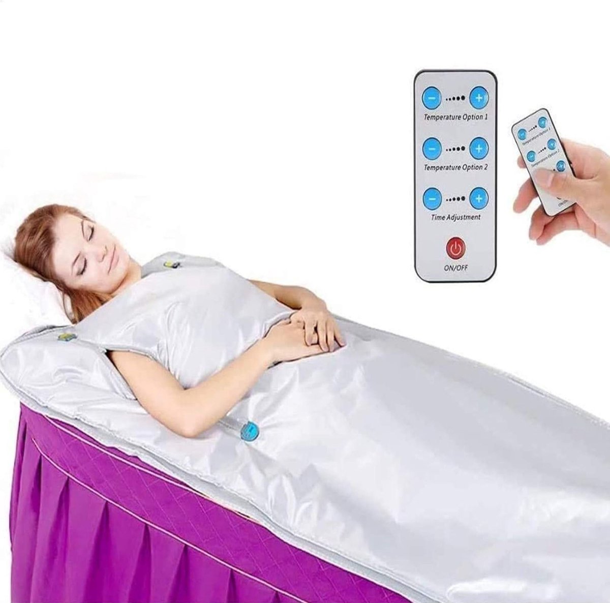 VELTRR® Infrarood Deken - Warmtedeken - 180x80cm - Grijs