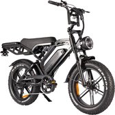 Bol.com V20 Pro Elektrische Fatbike - Ingebouwd Alarmsystseem - Gratis Achterzitje - Gratis Voetsteuntjes - Gratis Telefoontasje... aanbieding