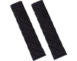 2 stuks schouderhoezen - Gordelhoezen - Gordelbeschermer - Safety Belt Cushion Pads - Gordelkussen - Gordelhoes Gordelkussen voor Autogordel - Gordelhoes Auto - Luxe Auto Gordelhoes - Auto Reiskussen