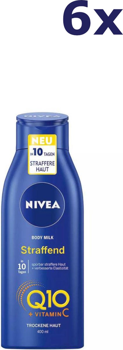 6x Nivea Bodylotion - Huid Versterkende Q10 400 ml