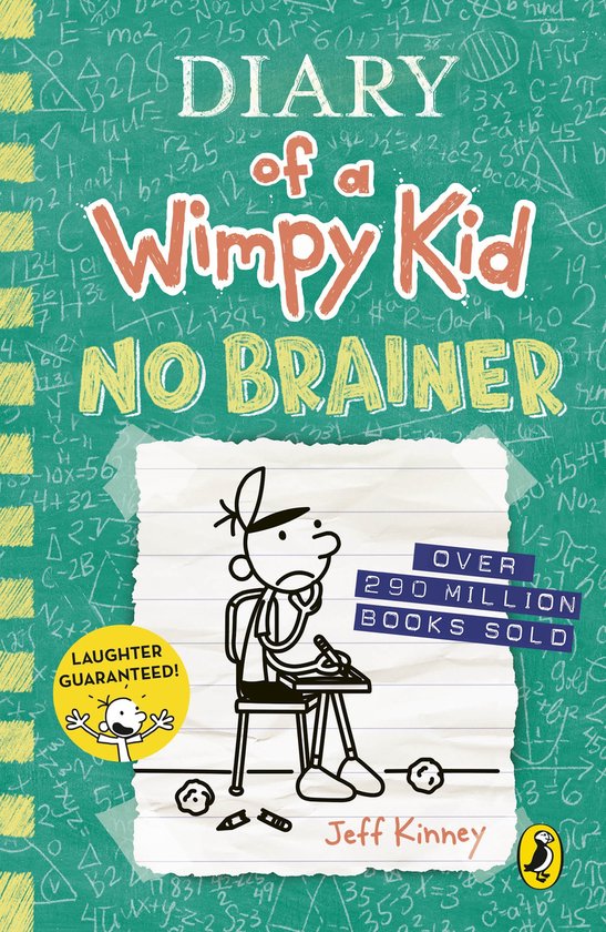 Diary of a Wimpy Kid: No Brainer - cover