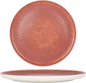 Assiette plate Rinart - Rosa - Porcelaine - 28 cm - lot de 6