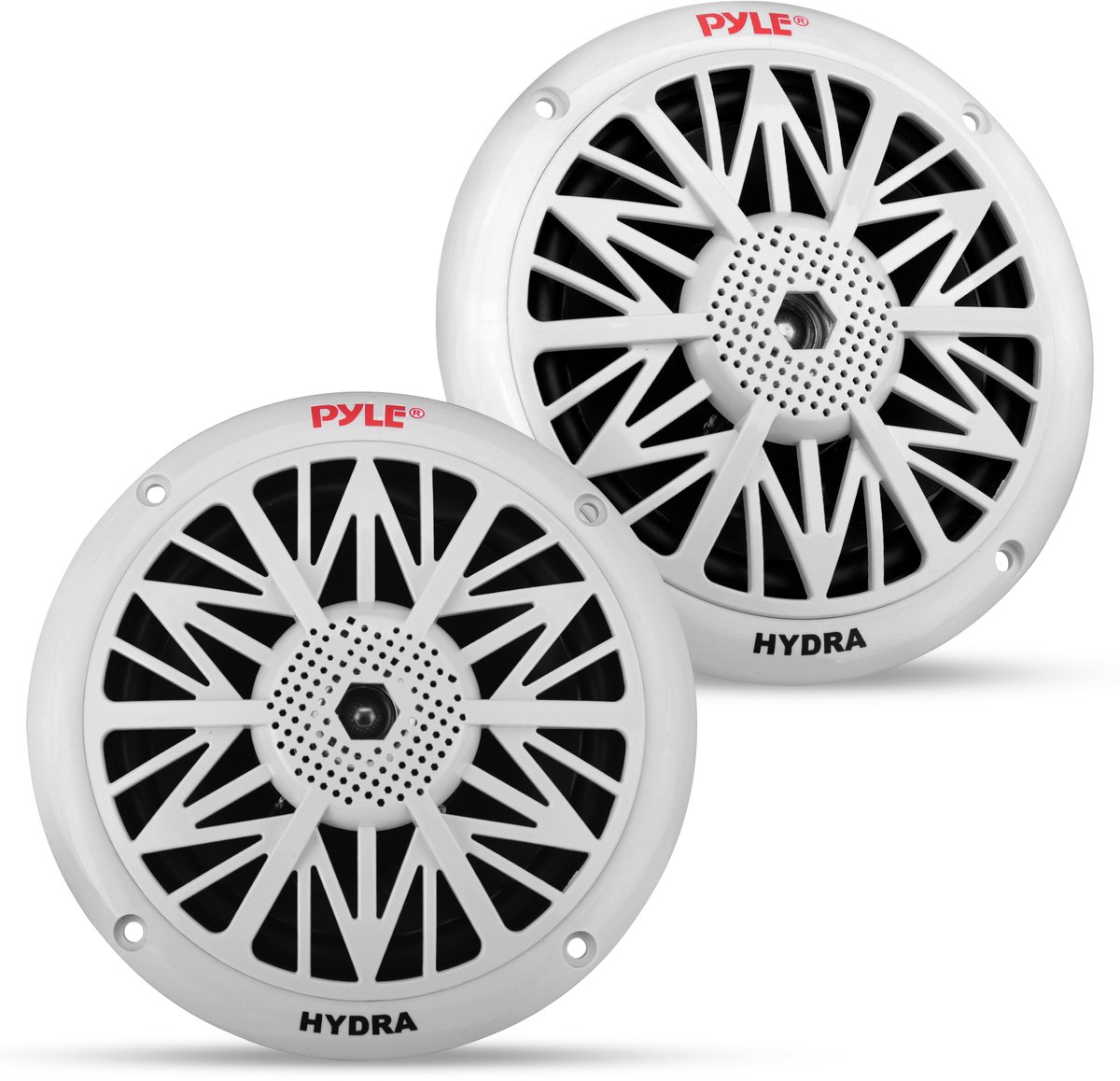 Pyle Marine Luidsprekers - 2-weg Waterdichte en Weerbestendige Speakers -13 cm Maritieme Luidsprekers - Buitenluidsprekers - Audio Stereo Geluidssysteem - 150 Watt - Slank Ontwerp - 1 Paar