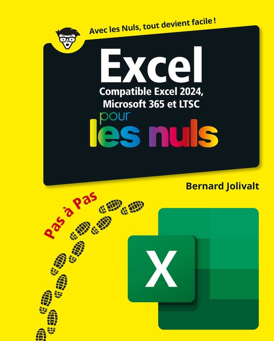 Informatique pour les nuls - Excel 2024 Pas à Pas pour les  ... - cover