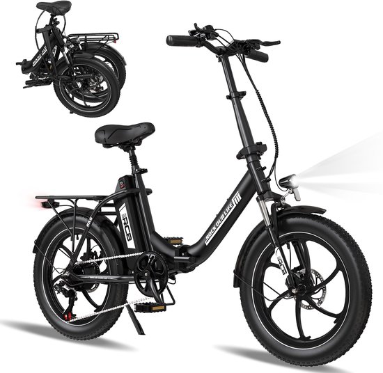 Hitway elektrische fiets – 26 inch – 250W motor – zwart
