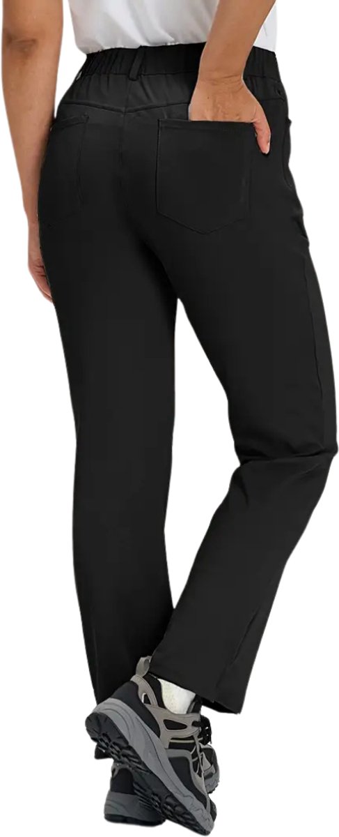 Livano Golfbroek Dames - Golfkleding - Golfen - Golf Accessoires - Nette Pantalon - Zwart L - Maat 40 van Livano — afbeelding 5