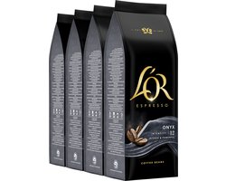L'OR Espresso Onyx Koffiebonen - Intensiteit 12/12 - 4 x 500 gram