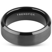 Tungsten Ring Heren Zwart - Wolfraam Ring - Zeer Zwaar - Ringen - Schoencadeautjes Sinterklaas Jongen - Cadeaus Mannen