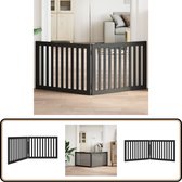 FEANDREA Buitenren Voor Huisdieren, Puppyuitloop, Draagbaar, 122 X 80 70 Cm Grijs Ppk74g 751053457