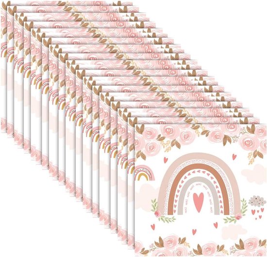 papieren lunch servetten - Graphic Wild Unicorn