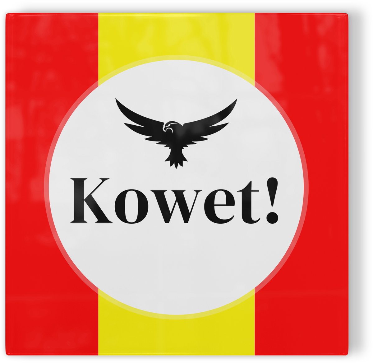Tegeltje Kowet Go Ahead Eagles - tegeltje voetbal - tegeltje met tekst