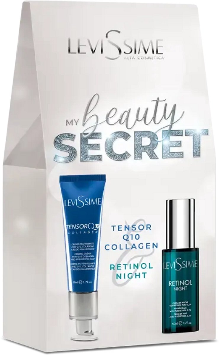 Mijn schoonheidsgeheim Levissime / set van Retinol Night en Tensor Q10 Collageen