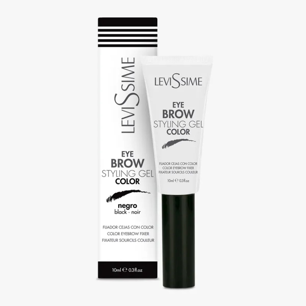 LEVISSIME Wenkbrauwstyling Gel Zwart 10 ml