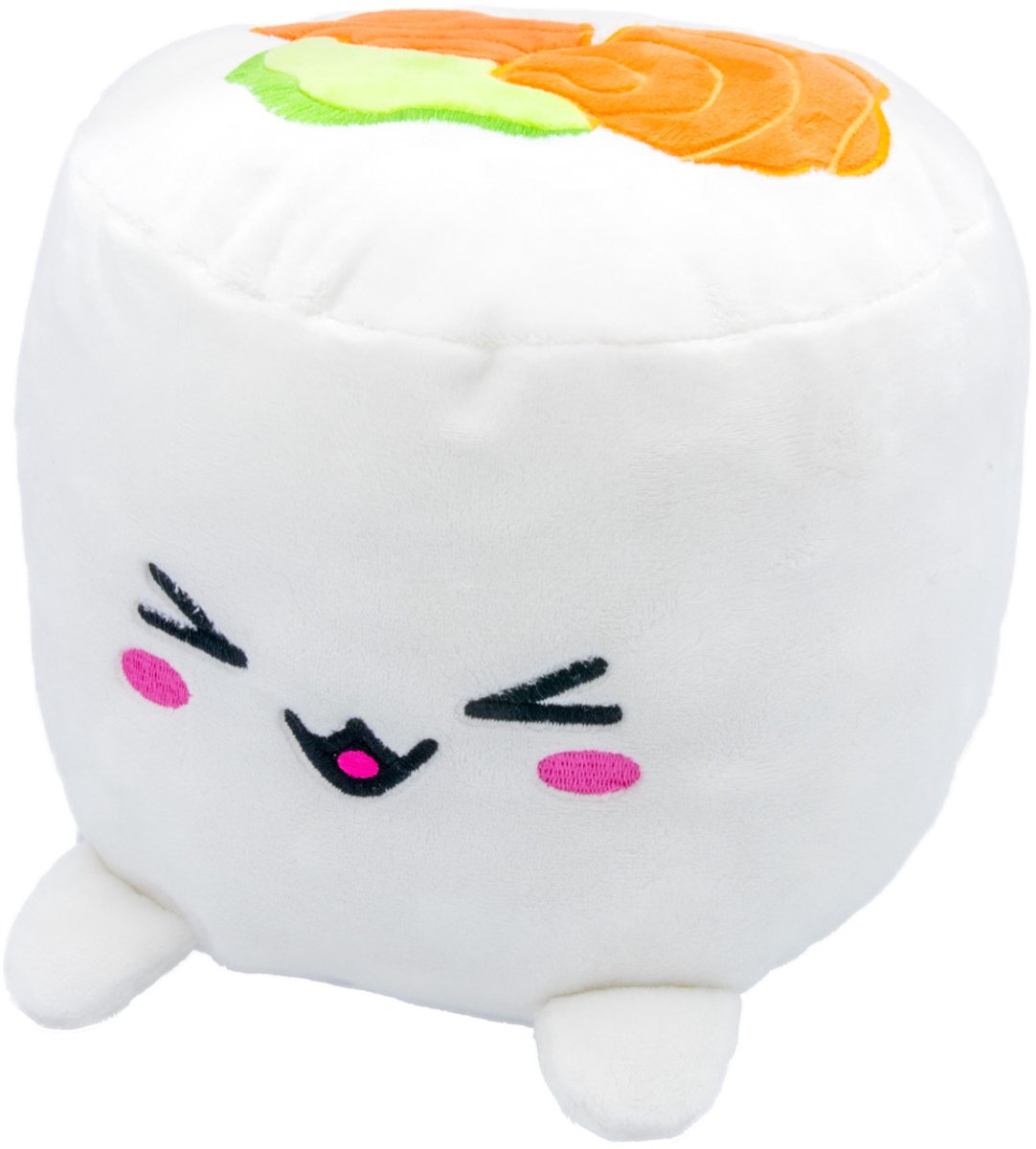 Joy Toy (IT) Knuffeli Knuffel Figure Uramaki Sushi met Salmon 20 cm Knuffeles