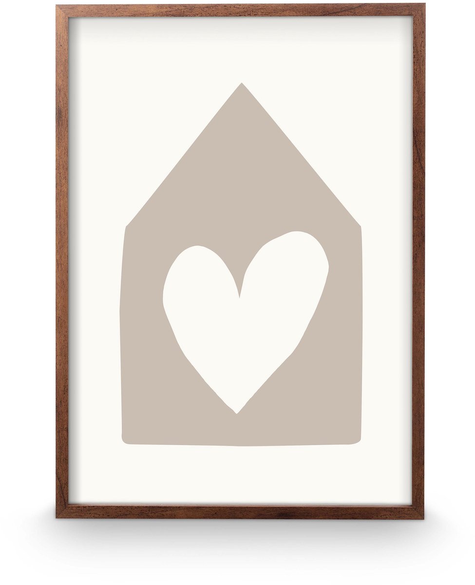 Basic - Fotolijst - Bruin - Hout - 51x71x3cm