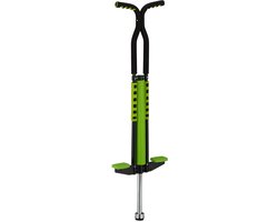 Pogo stick - kinderen - max. 60 kg - rvs - antislip - groen