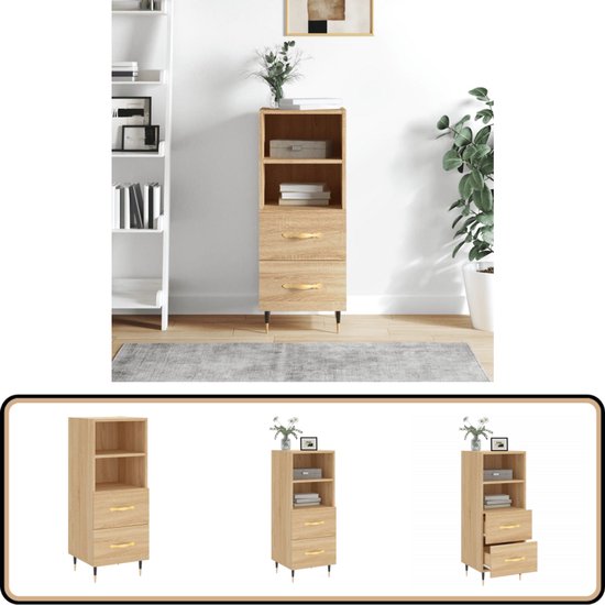 Eikenhouten - vidaXL - Grote - Dressoir kopen? | Korting tot 21