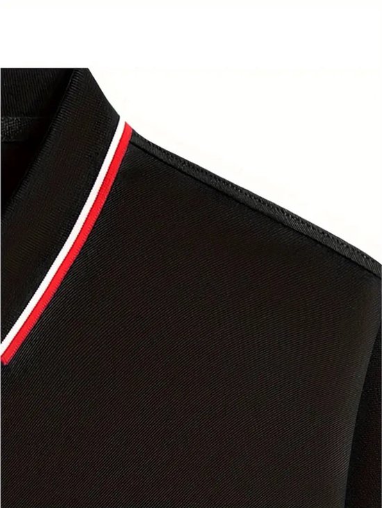 Livano Golf Shirt Heren - T-shirt - Golfkleding - Golfen - Golf Accessoires - Polo Shirt - Zwart - Maat S van Merkloos — afbeelding 3