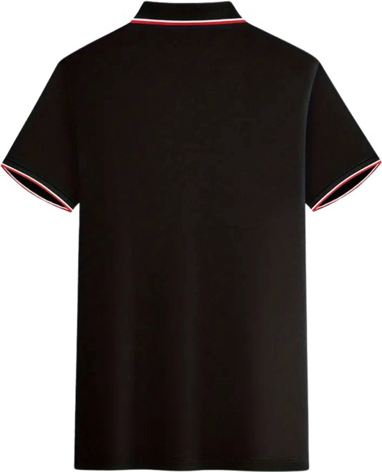 Livano Golf Shirt Heren - T-shirt - Golfkleding - Golfen - Golf Accessoires - Polo Shirt - Zwart - Maat L van Merkloos — afbeelding 5