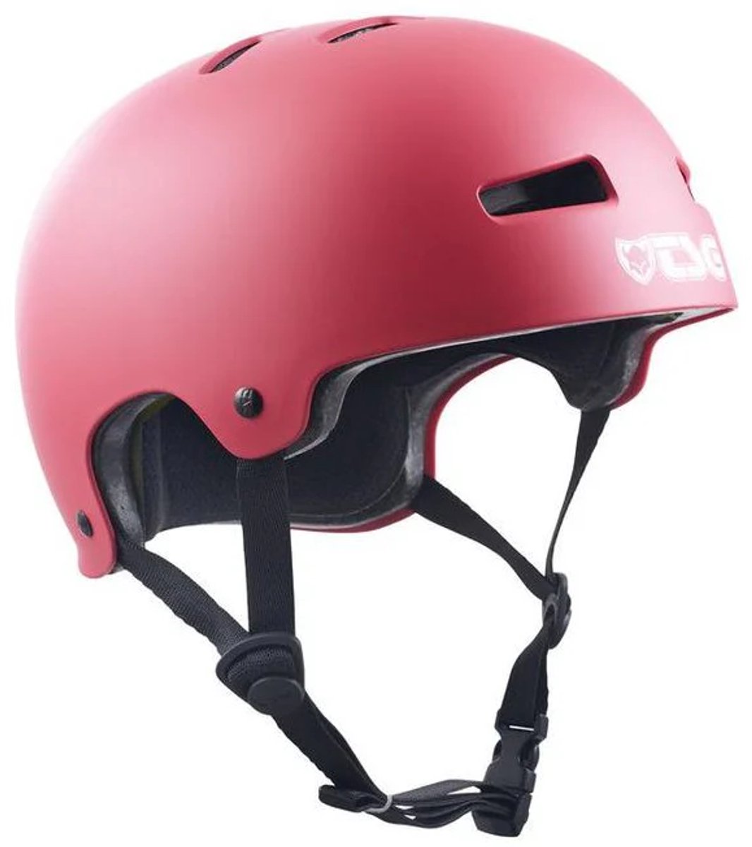TSG Evolution Solid Color skateboard helm Rood