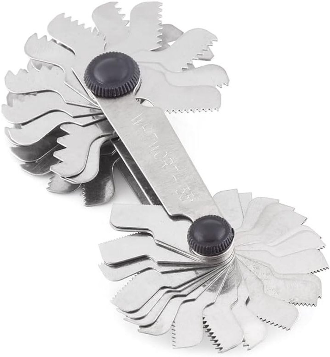 High Precision Thread Cutter Gauge for Engineer Lathes (Metric + Imperial, 52 PCS)