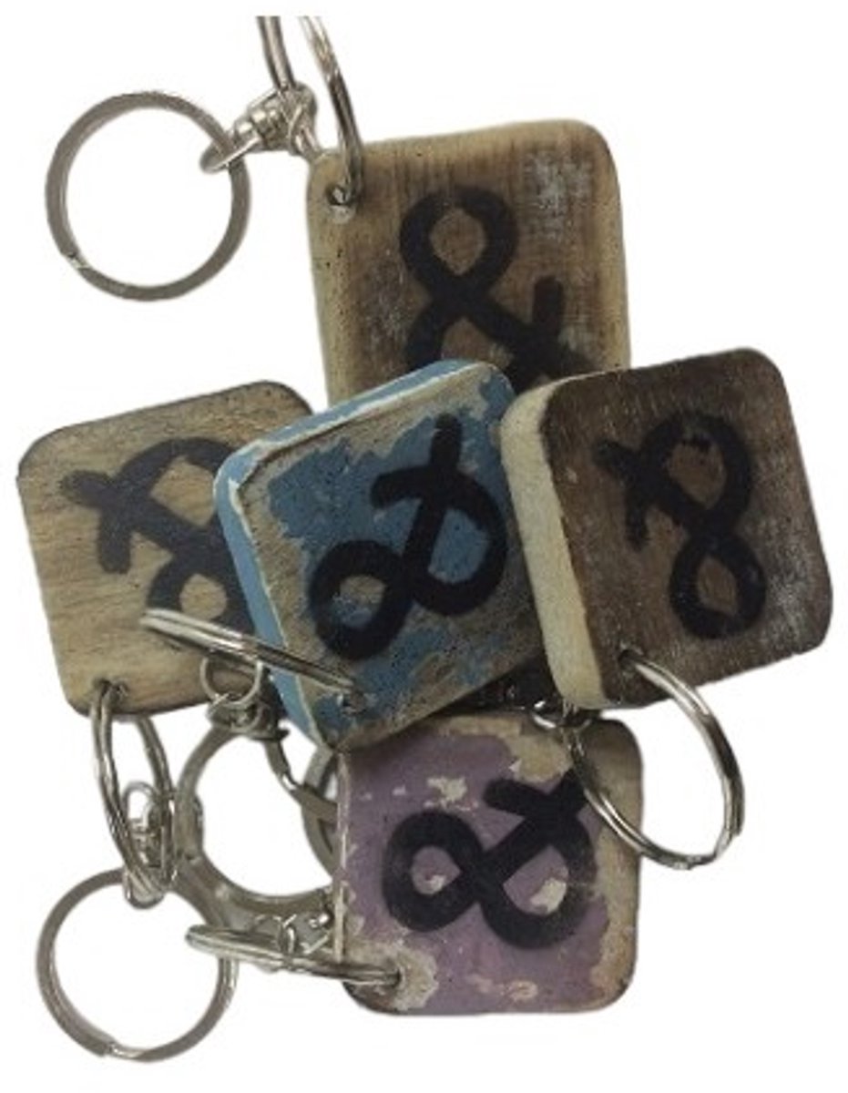 Sleutelhanger symbool & verbindingsteken