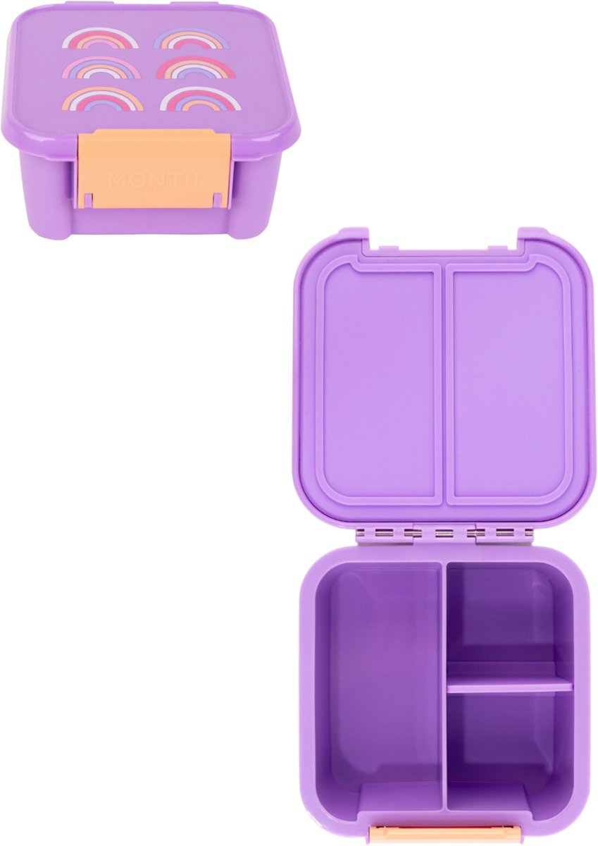 MontiiCo Bento Two Lunchbox Rainbow Roller