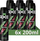AXE Deodorant Bodyspray - Africa - 6 x 200 ml - Voordeelverpakking