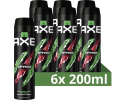 AXE Deodorant Bodyspray - Africa - 6 x 200 ml - Voordeelverpakking
