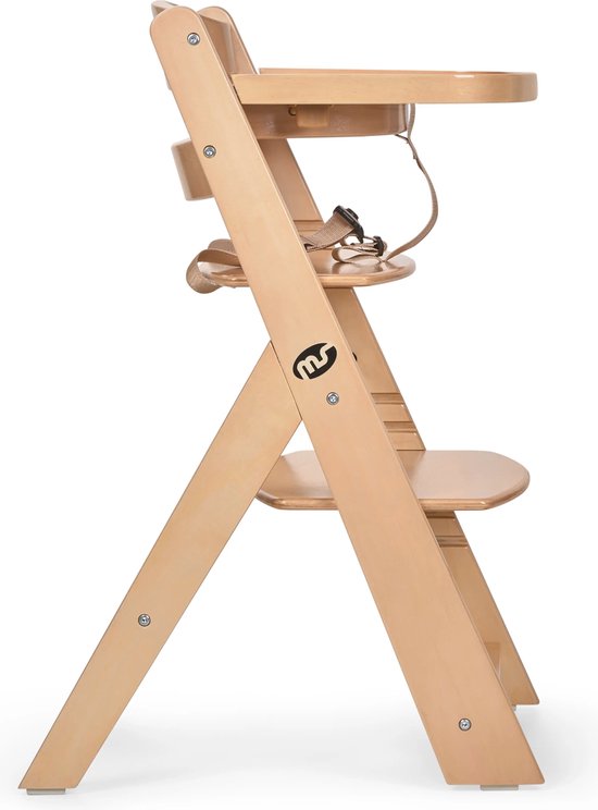 Betaalbare Goederen® Kinderstoel - Wit Met Roze - Hout - Triptrapstoel - Triptrap Stoel - Triptrap Kinderstoel van Merkloos — afbeelding 3