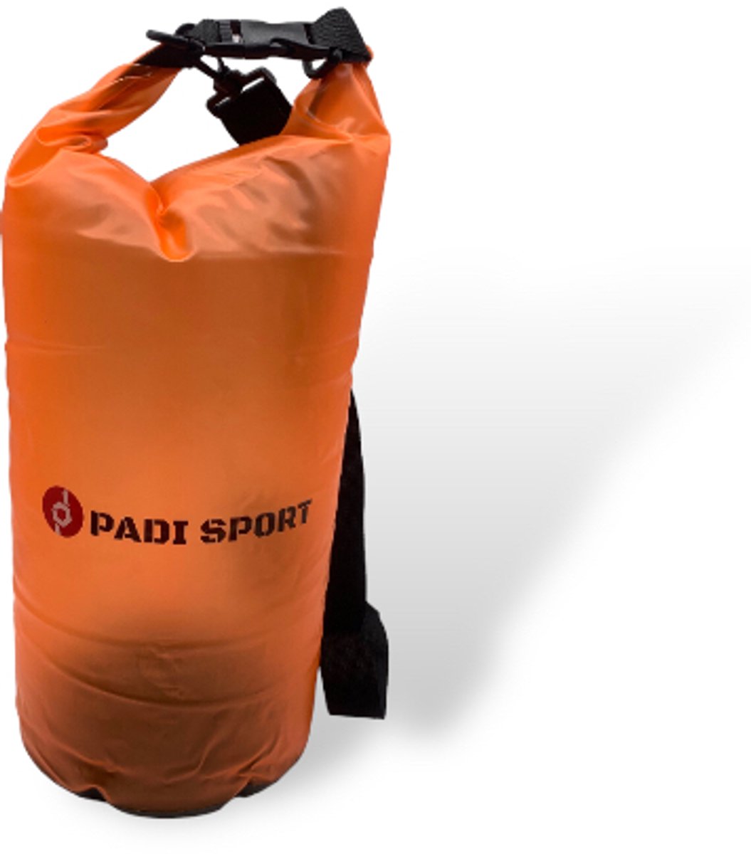 Padisport - drybag 10 liter - waterdichte tas zwemmen - zeiltas - plunjezak - waterdicht telefoonzakje - Waterdichte Tas - Waterdichte Zak - drybag - 10 liter - oranje