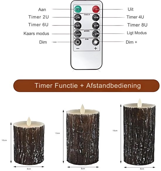 LED Kaars met Timer - De Perfecte Verlichting LED Kaars met Timer - De Perfecte Verlichting