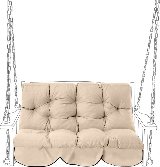 Tuinbankkussens - Generic - Polyester - 50 x 50 cm - Tuinkussens