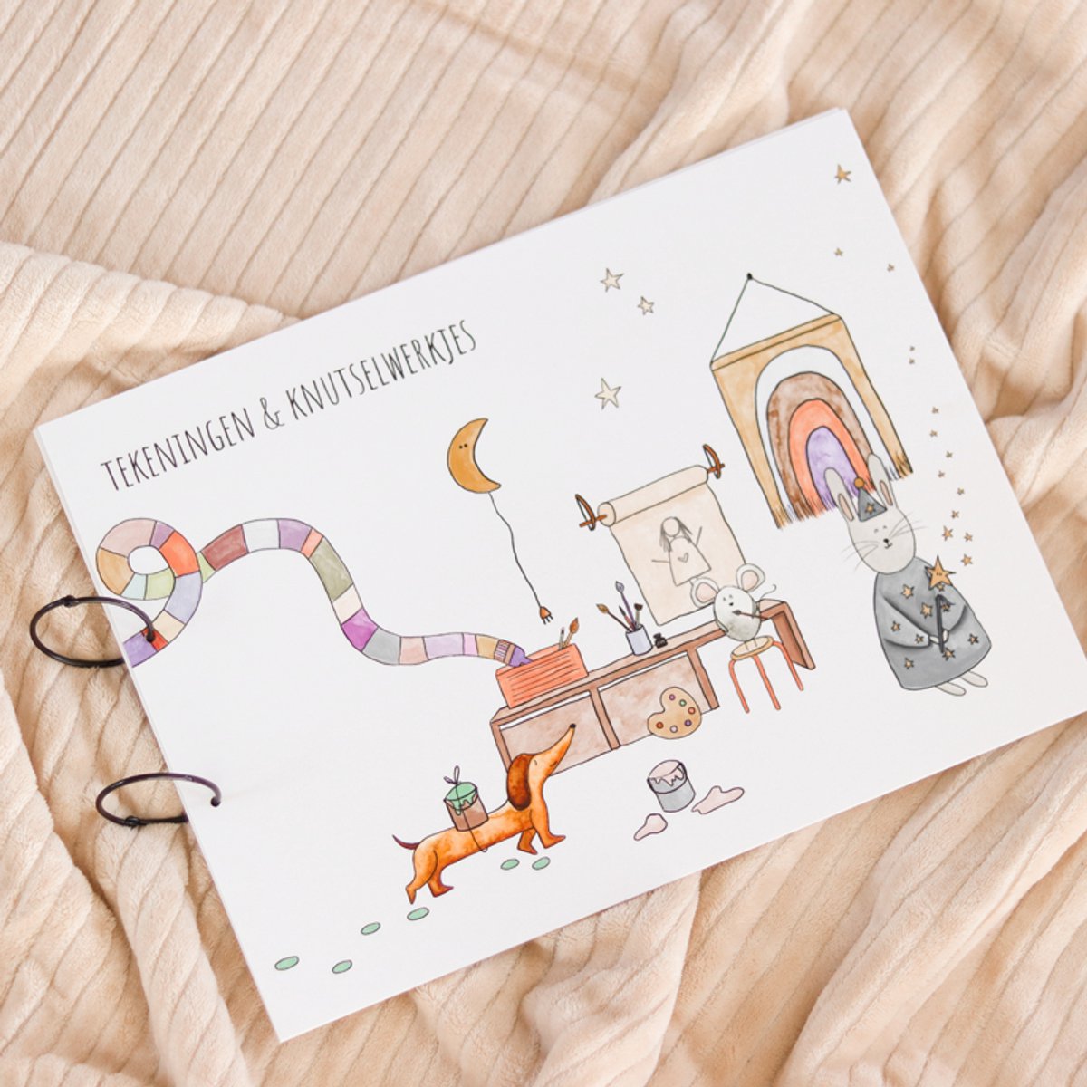 Juulz Illustrations - bewaarmap tekeningen - opbergmap tekeningen - tekeningen bewaren - knutselwerkjes bewaren - tekenen en knutselen - kindertekeningen bewaren