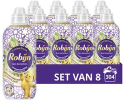 Robijn - Wasverzachter - Spa Sensation - 8 flessen - 304 wasbeurten - Voordeelverpakking