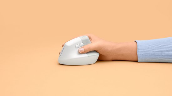 Logitech Lift - Verticale ergonomische muis - Rechtshandig - Wit