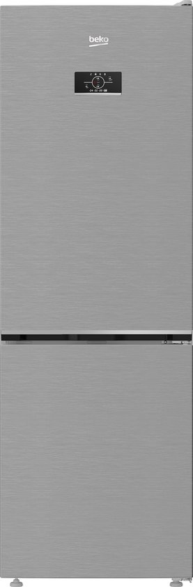Beko B3RCNA344HXB Koelvriescombinatie 301L No Frost LED verlichting 37dB E-klasse Metallic