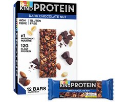 BE-KIND Proteïne Notenreep - Pure Chocolade - Glutenvrij - 12x50g