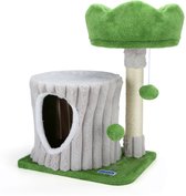 Bol.com Nobleza 42U - krabpaal - Kattenhuis - Kattenmand - 40x30x53cm aanbieding