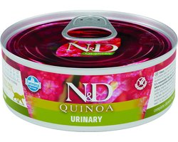 Farmina Quinoa Urinary Doos 24x80g Kat Voedsel Transparant 24x80g